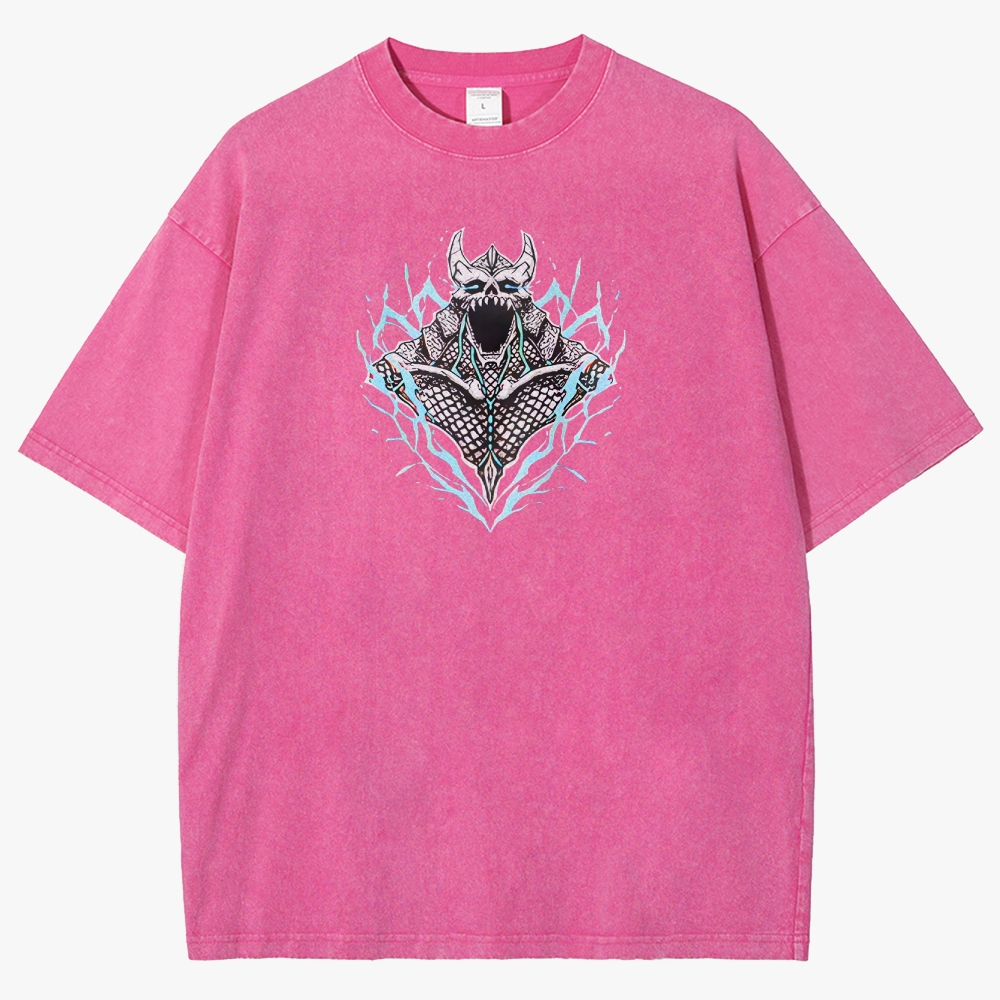 KaiJu no.8  Unisex Fit Washed T-Shirt