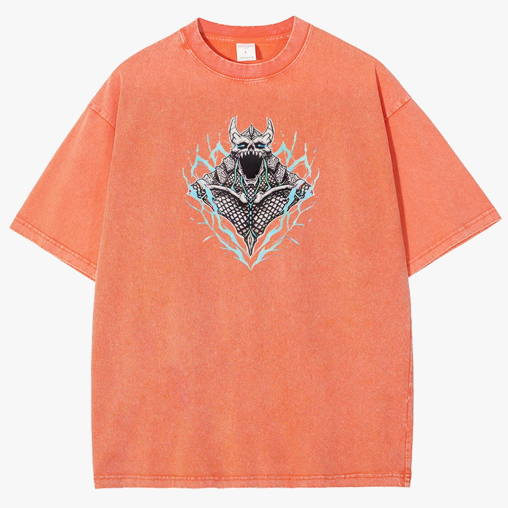 KaiJu no.8  Unisex Fit Washed T-Shirt