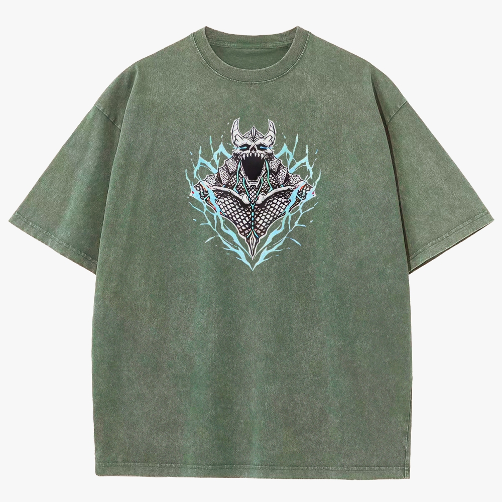 KaiJu no.8  Unisex Fit Washed T-Shirt
