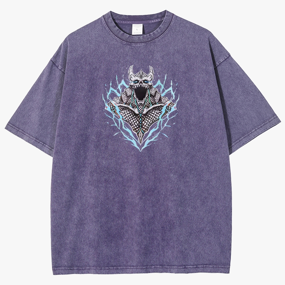 KaiJu no.8  Unisex Fit Washed T-Shirt