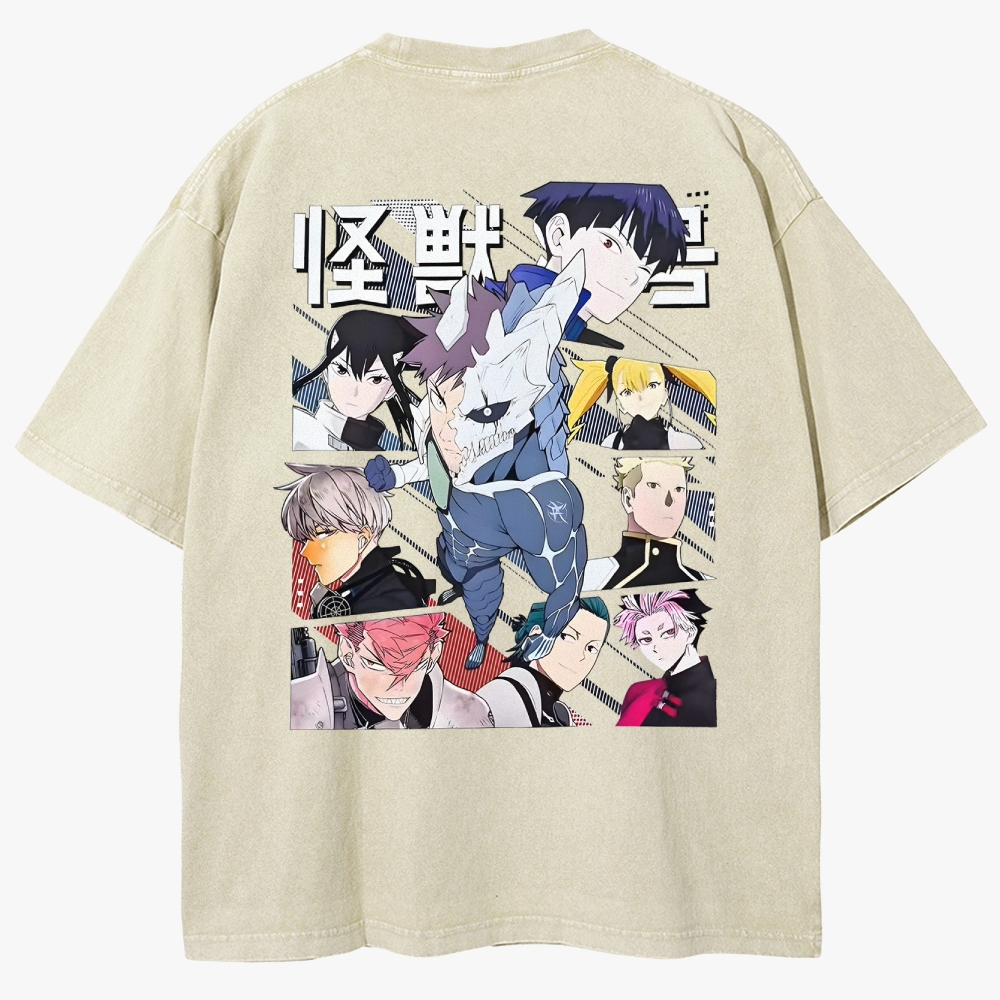 KaiJu no.8  Unisex Fit Washed T-Shirt