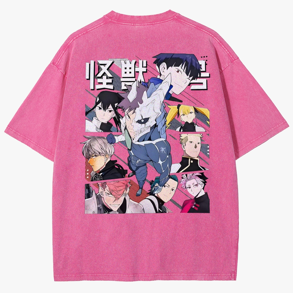 KaiJu no.8  Unisex Fit Washed T-Shirt