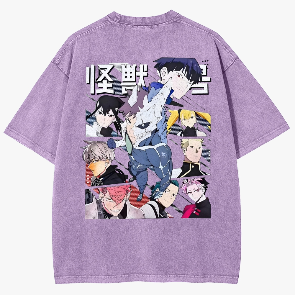 KaiJu no.8  Unisex Fit Washed T-Shirt