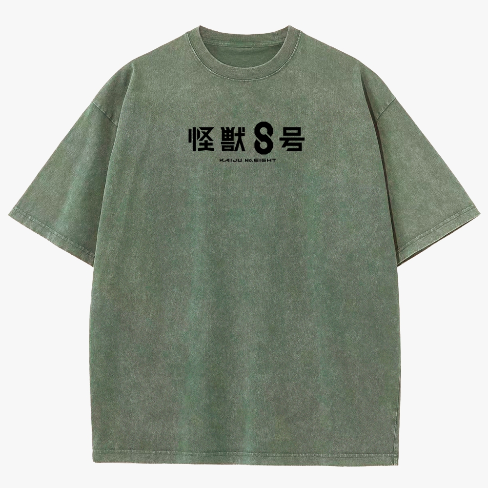 KaiJu no.8  Unisex Fit Washed T-Shirt