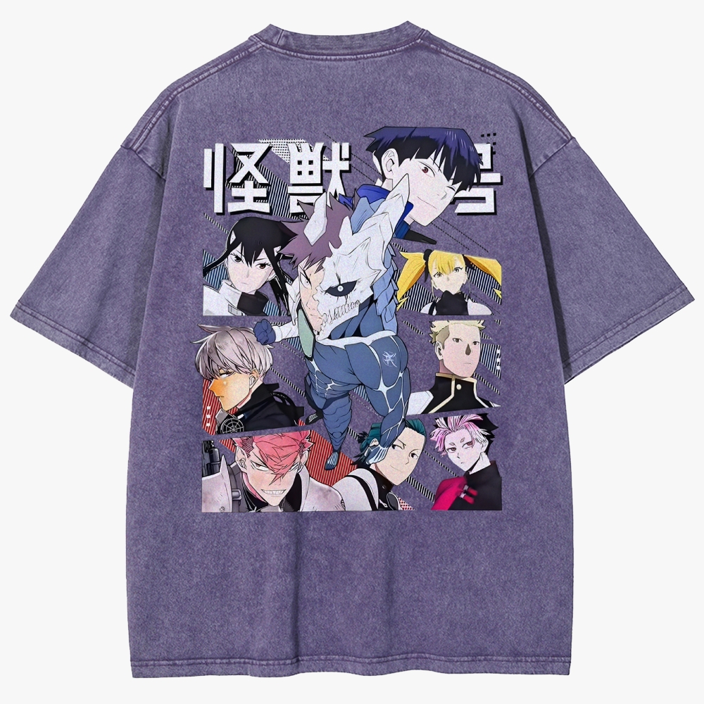 KaiJu no.8  Unisex Fit Washed T-Shirt
