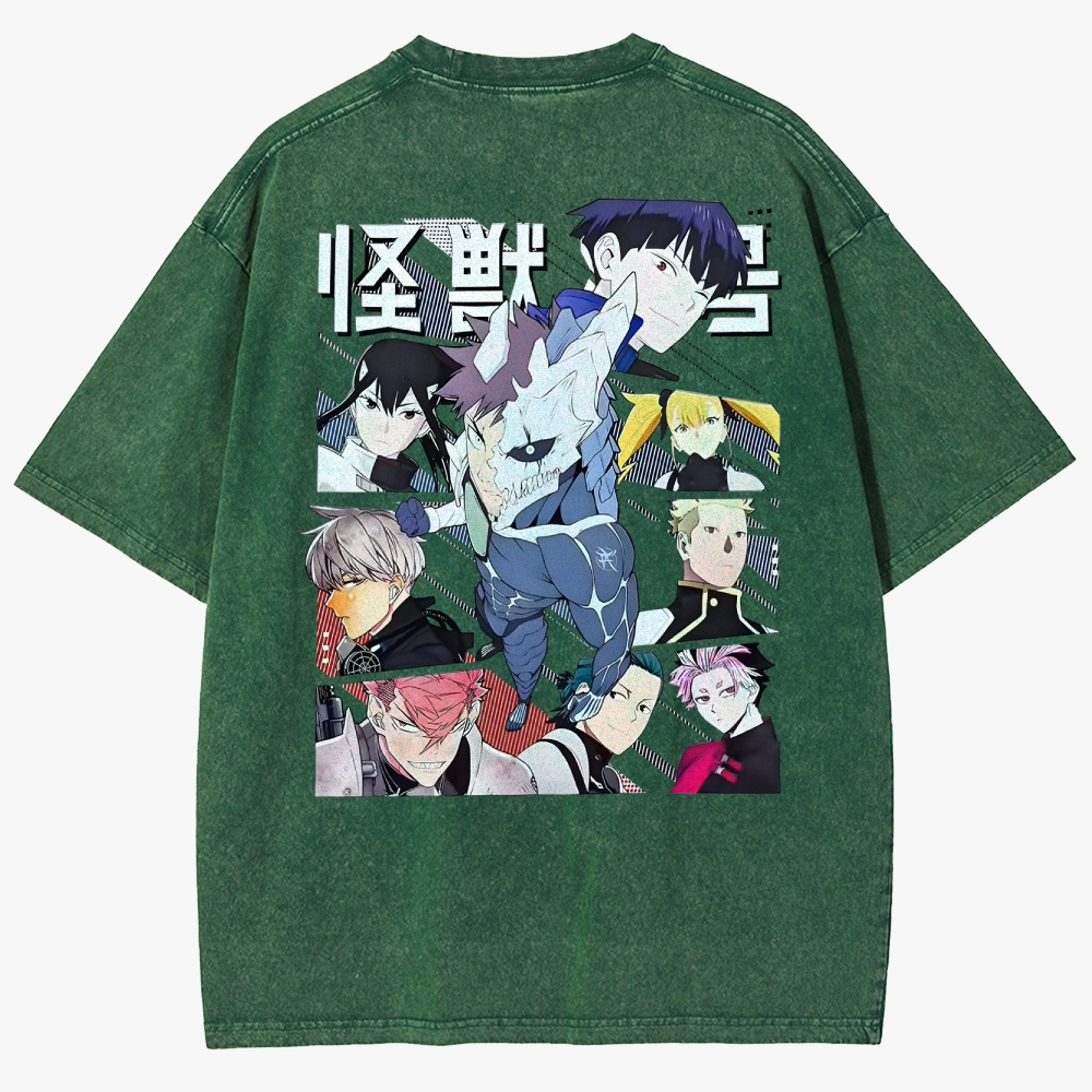 KaiJu no.8  Unisex Fit Washed T-Shirt