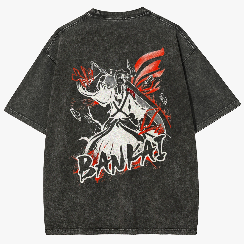 Bleach Unisex Fit Washed T-Shirt
