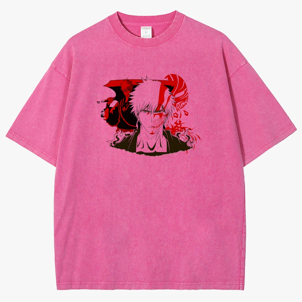 Bleach Unisex Fit Washed T-Shirt
