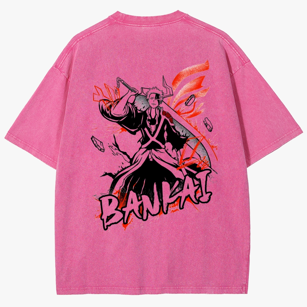 Bleach Unisex Fit Washed T-Shirt