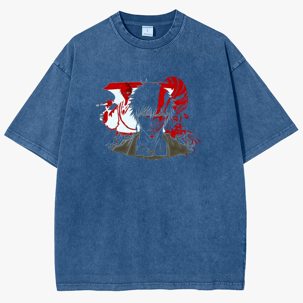 Bleach Unisex Fit Washed T-Shirt