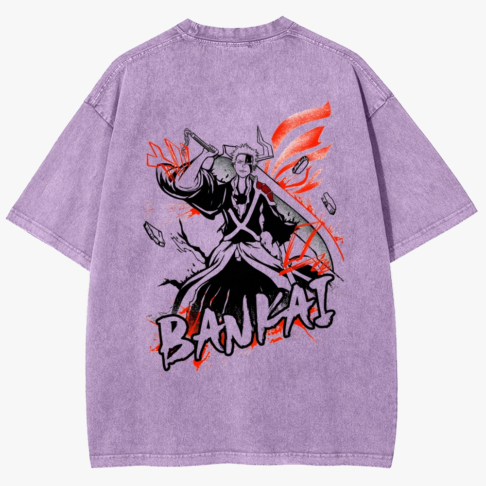 Bleach Unisex Fit Washed T-Shirt