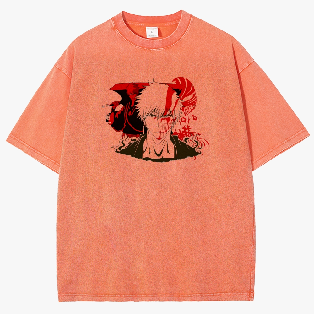 Bleach Unisex Fit Washed T-Shirt