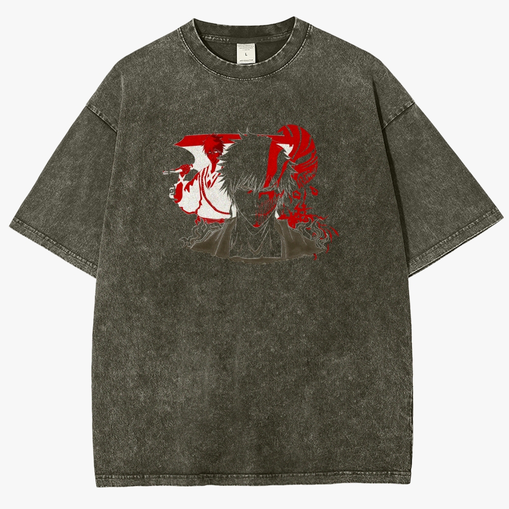 Bleach Unisex Fit Washed T-Shirt