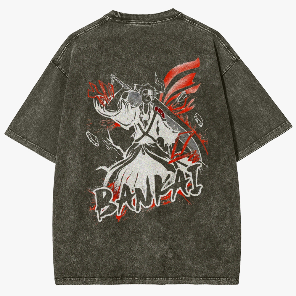 Bleach Unisex Fit Washed T-Shirt