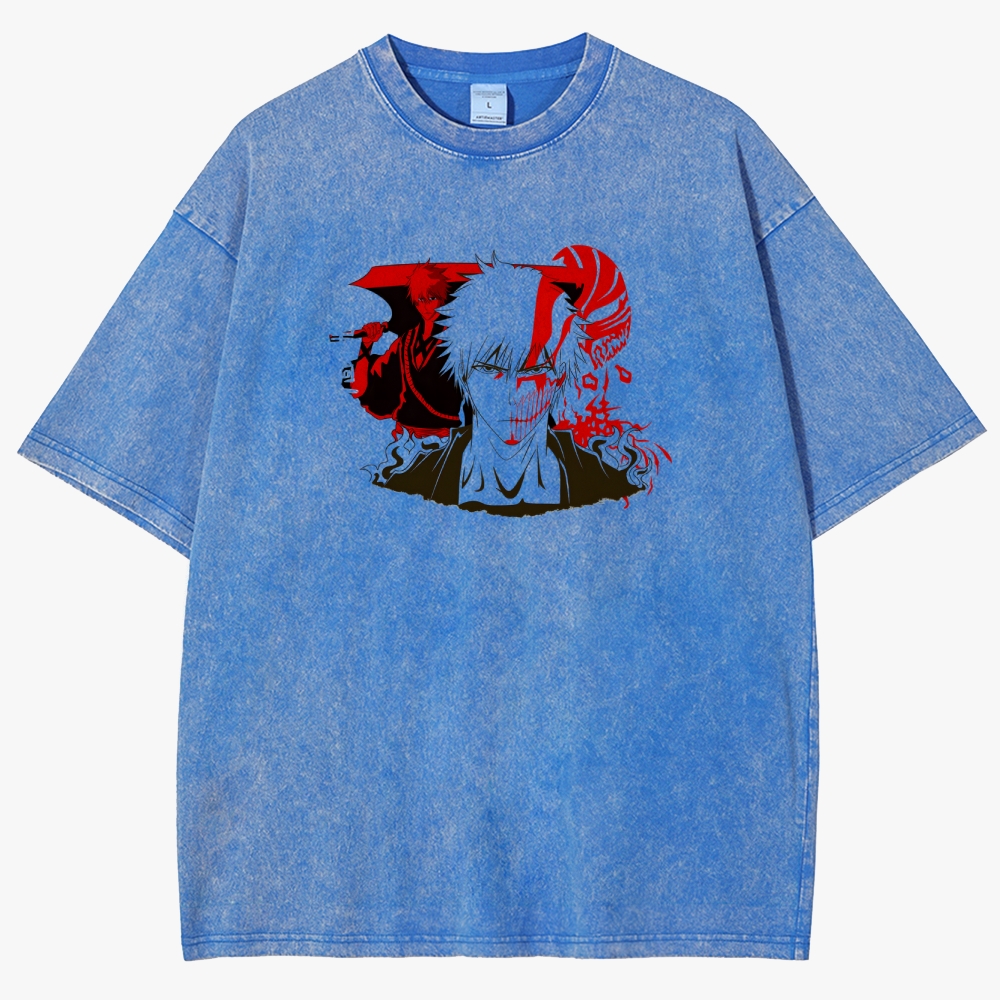Bleach Unisex Fit Washed T-Shirt