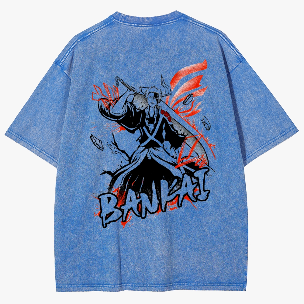 Bleach Unisex Fit Washed T-Shirt