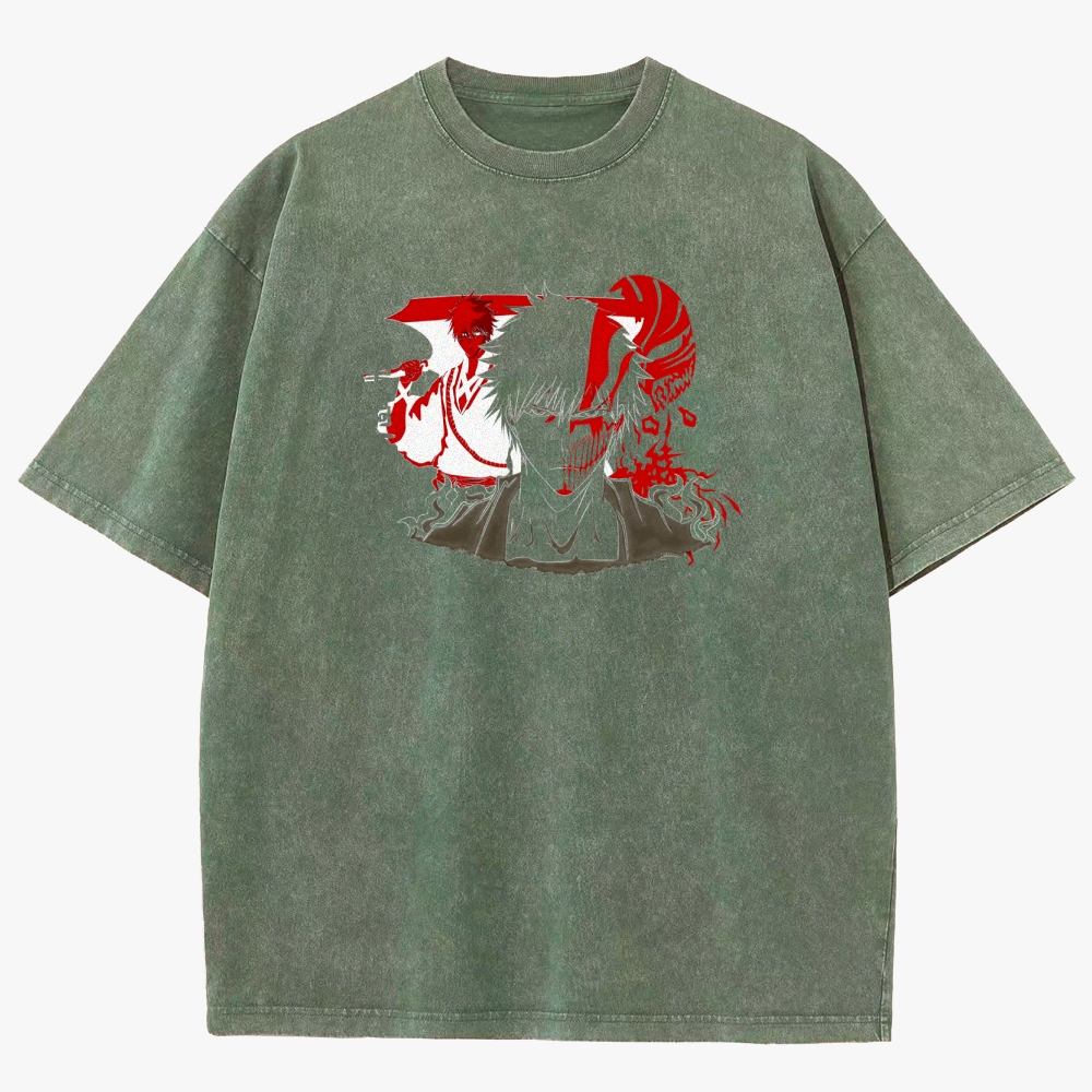 Bleach Unisex Fit Washed T-Shirt