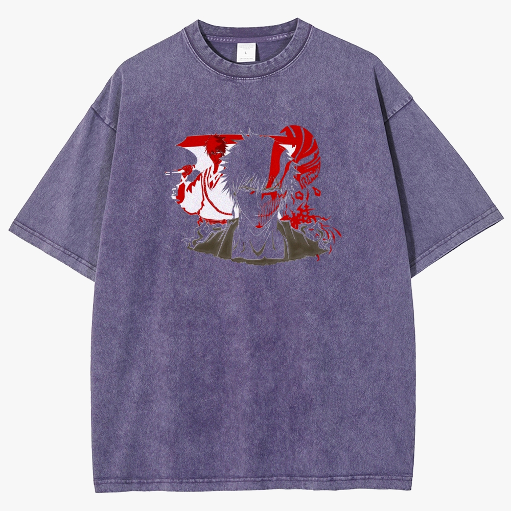 Bleach Unisex Fit Washed T-Shirt