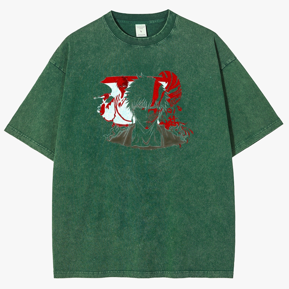 Bleach Unisex Fit Washed T-Shirt