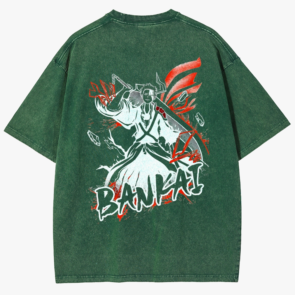 Bleach Unisex Fit Washed T-Shirt