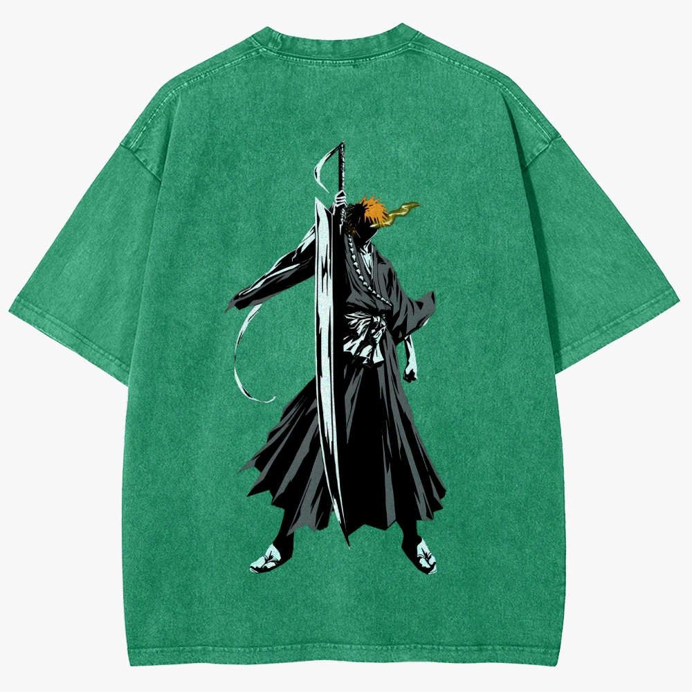 Bleach Unisex Fit Washed T-Shirt