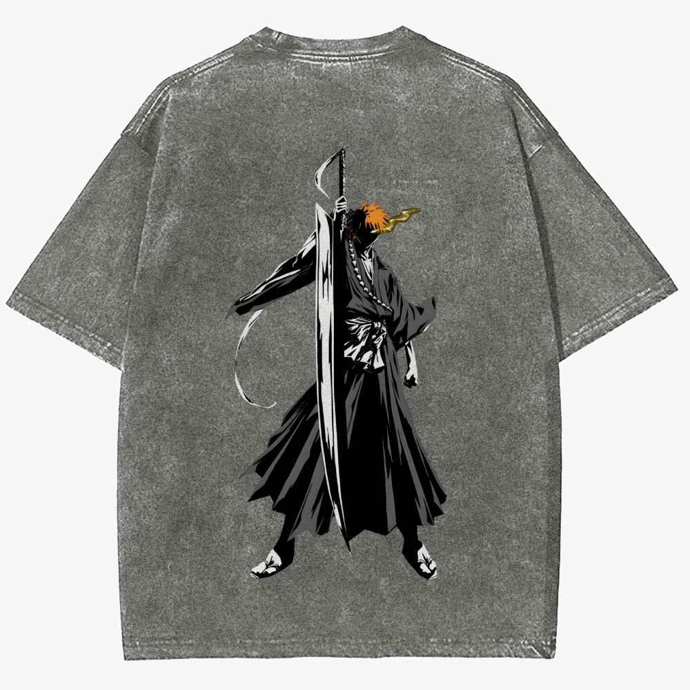 Bleach Unisex Fit Washed T-Shirt