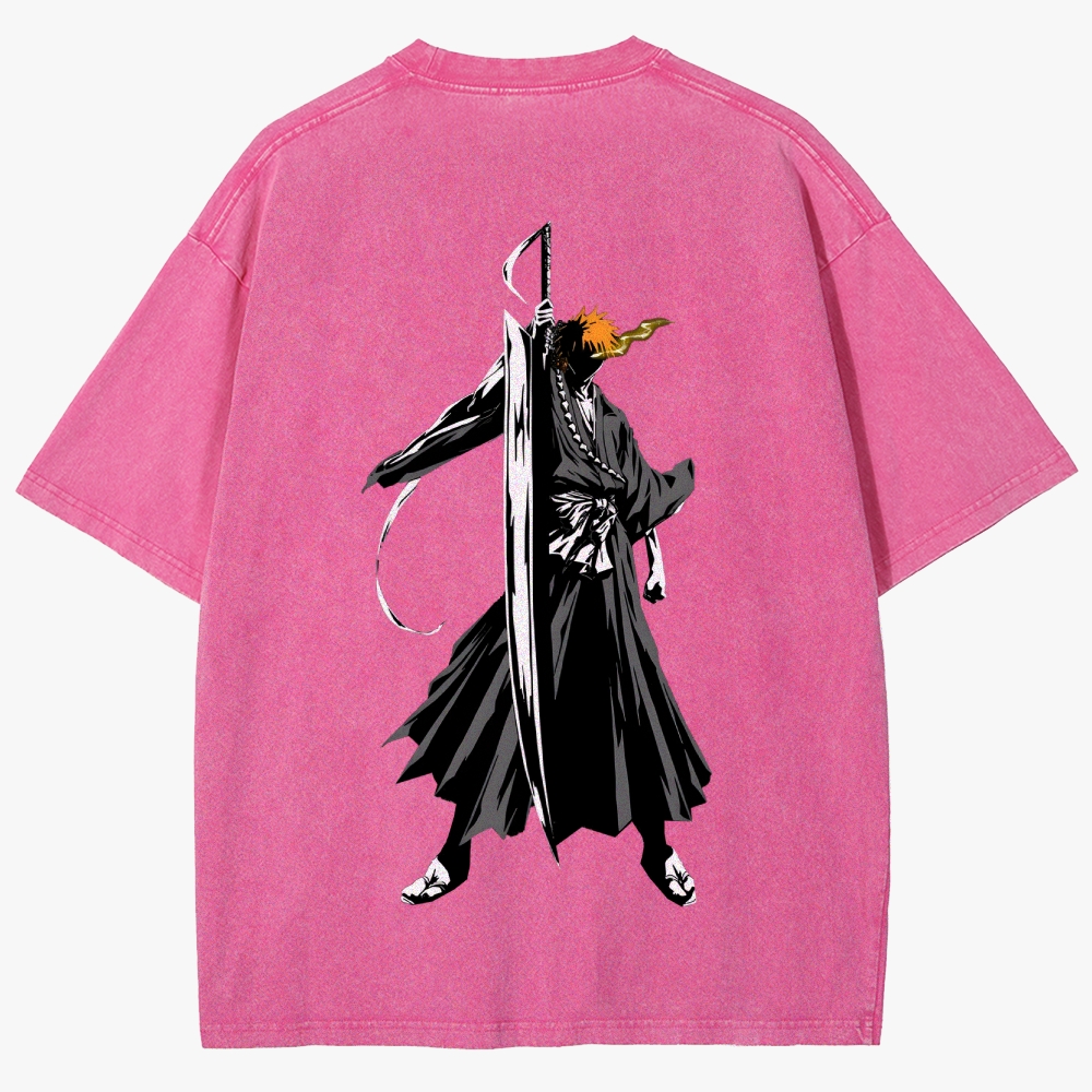 Bleach Unisex Fit Washed T-Shirt