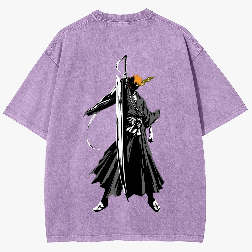 Bleach Unisex Fit Washed T-Shirt