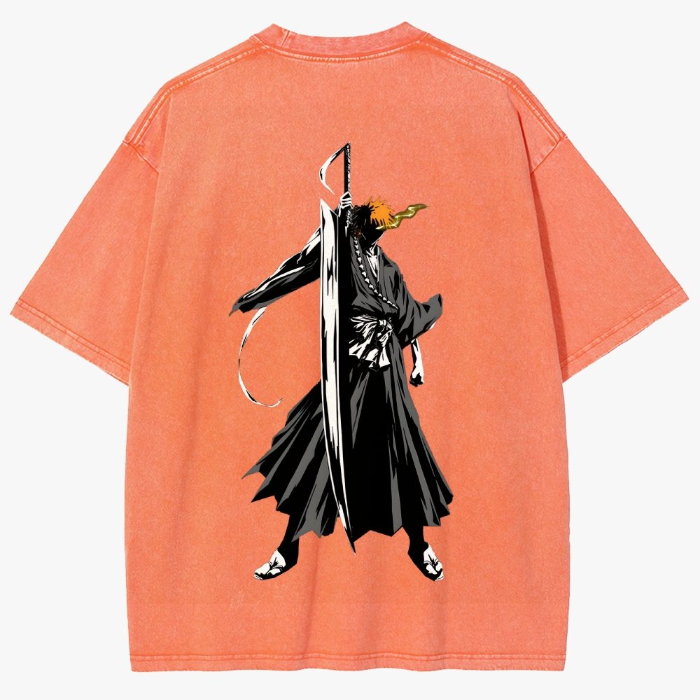 Bleach Unisex Fit Washed T-Shirt