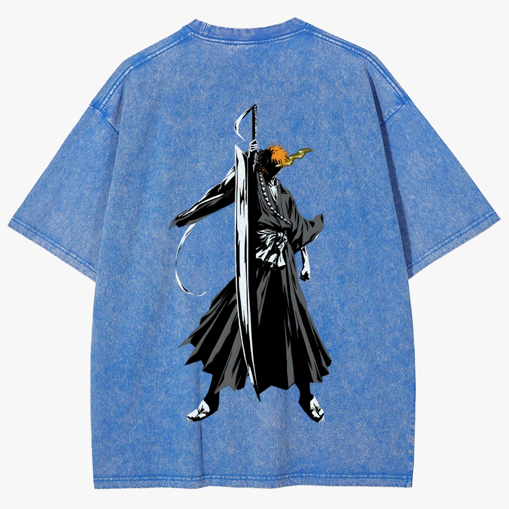 Bleach Unisex Fit Washed T-Shirt