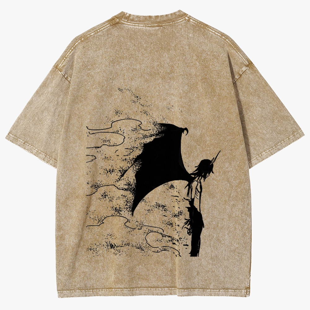 Bleach Unisex Fit Washed T-Shirt