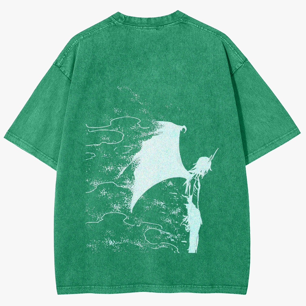 Bleach Unisex Fit Washed T-Shirt