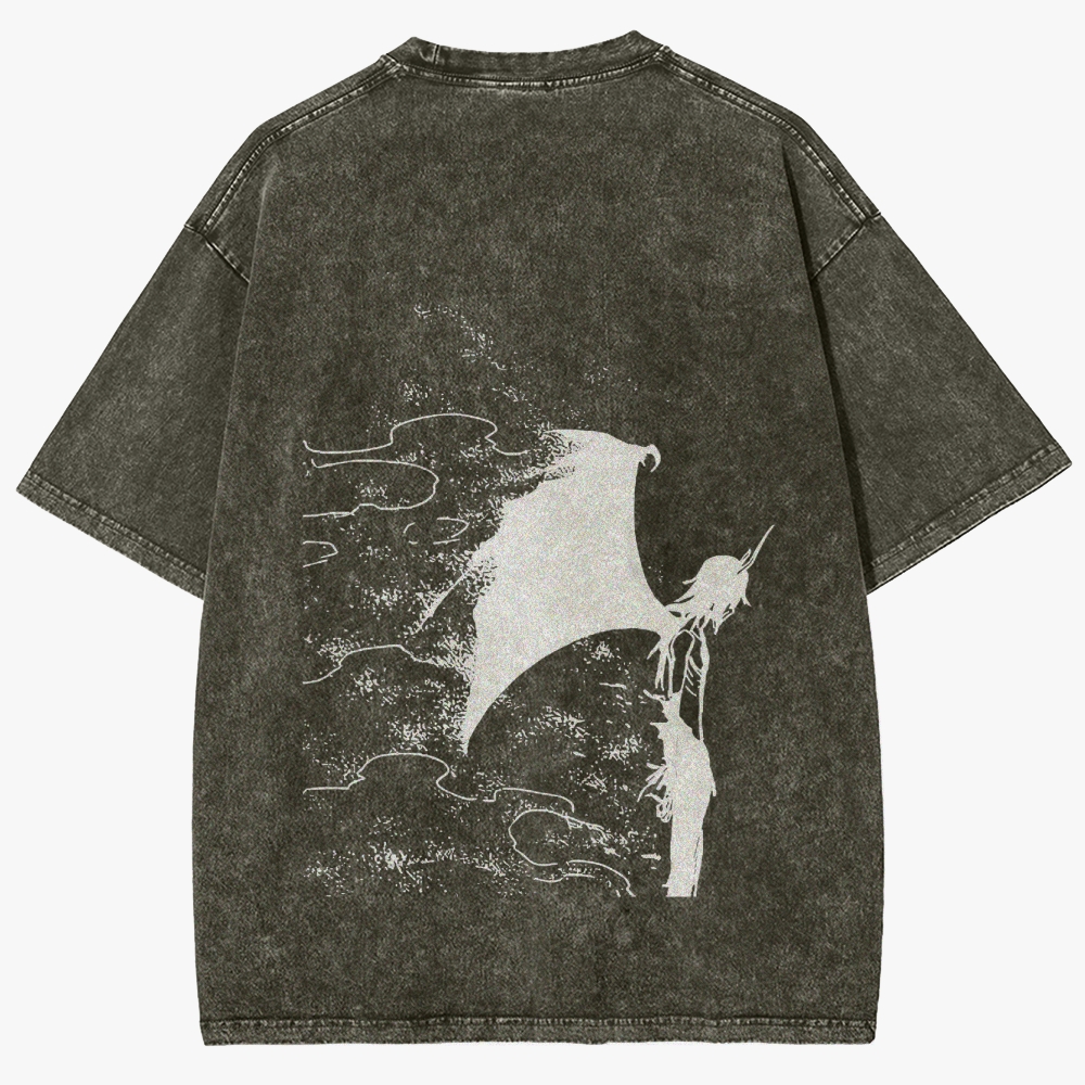 Bleach Unisex Fit Washed T-Shirt