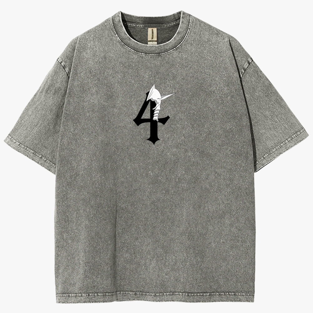 Bleach Unisex Fit Washed T-Shirt