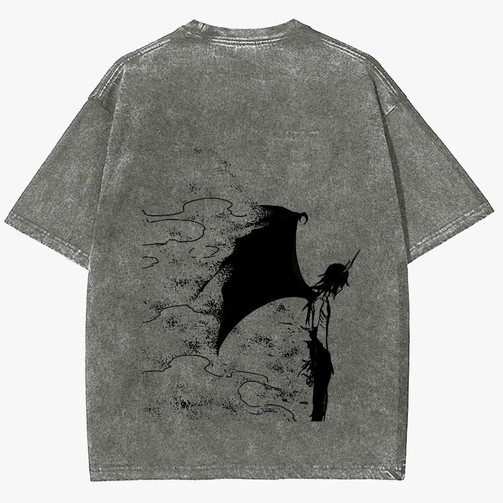 Bleach Unisex Fit Washed T-Shirt