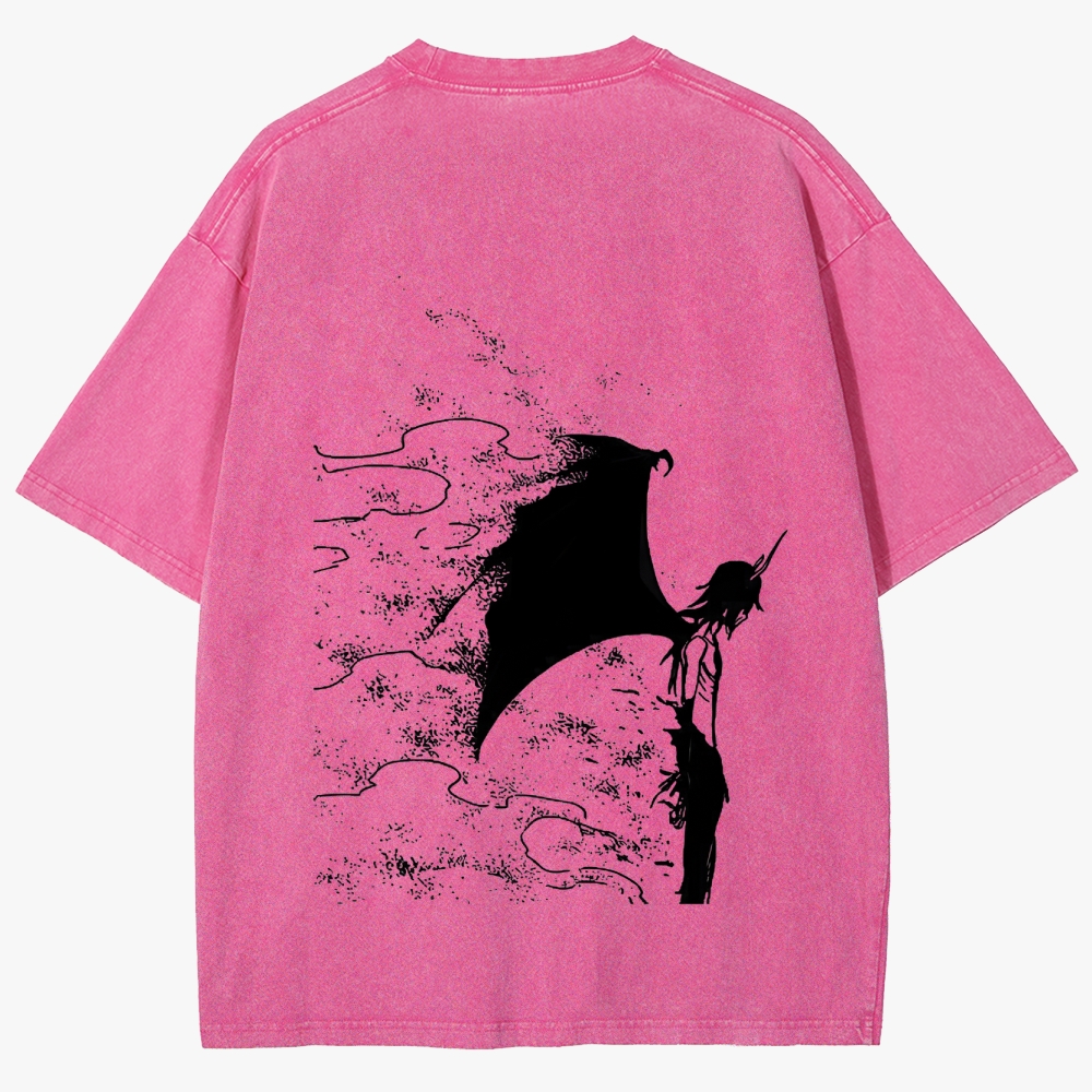 Bleach Unisex Fit Washed T-Shirt