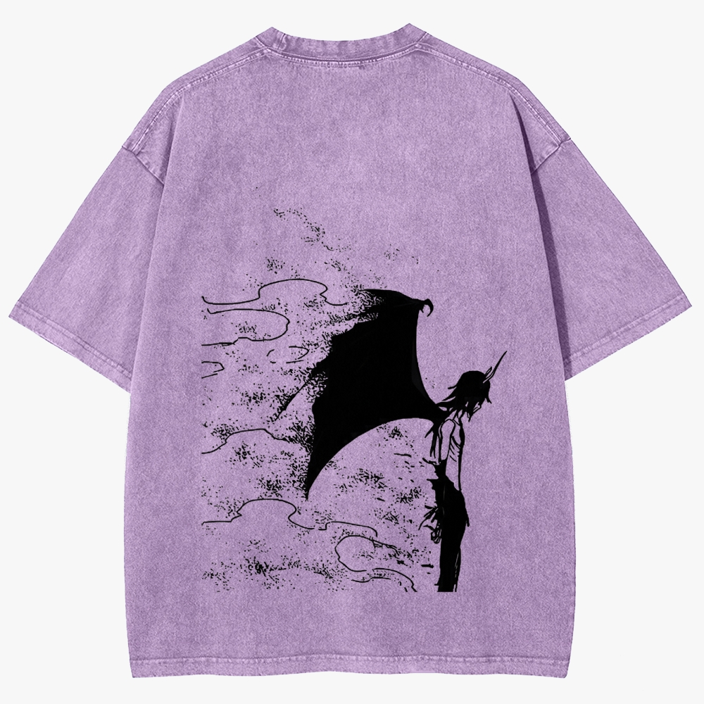 Bleach Unisex Fit Washed T-Shirt