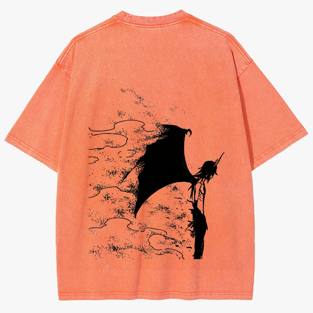 Bleach Unisex Fit Washed T-Shirt