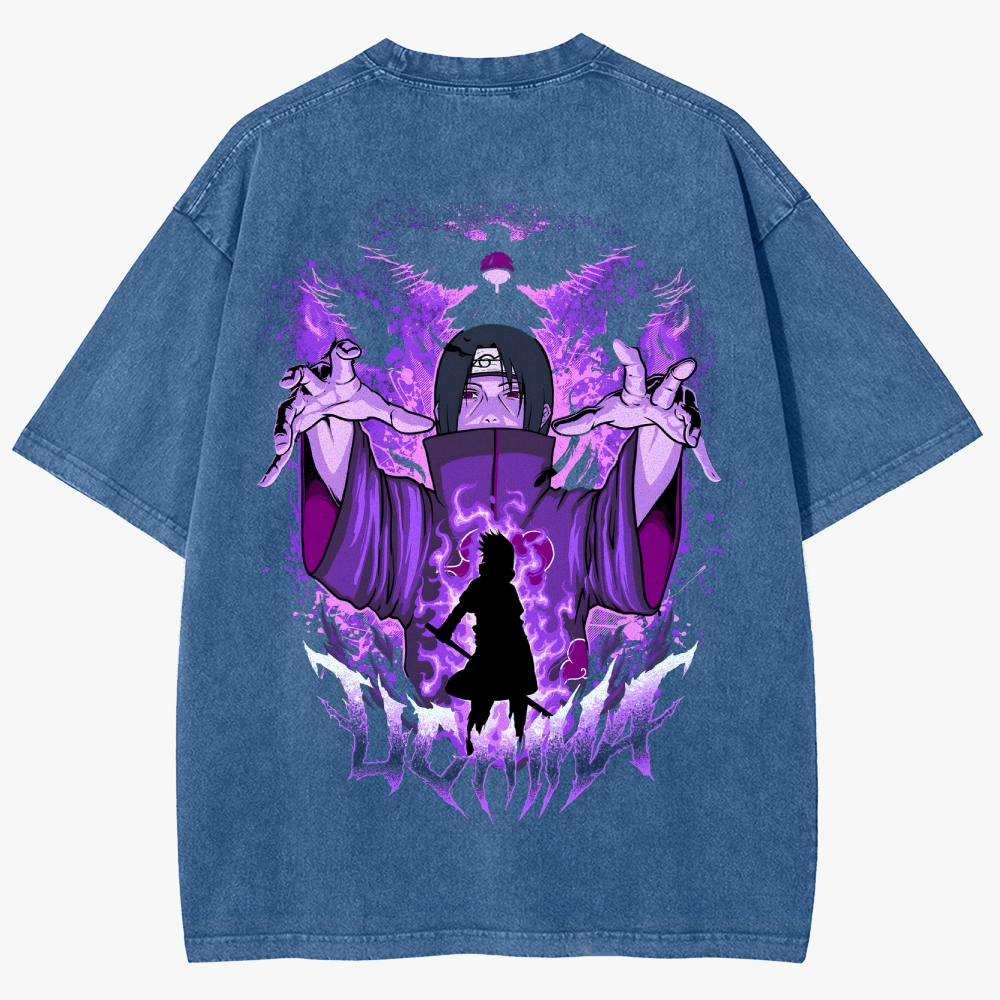 Naruto Anime Unisex Fit Washed T-Shirt