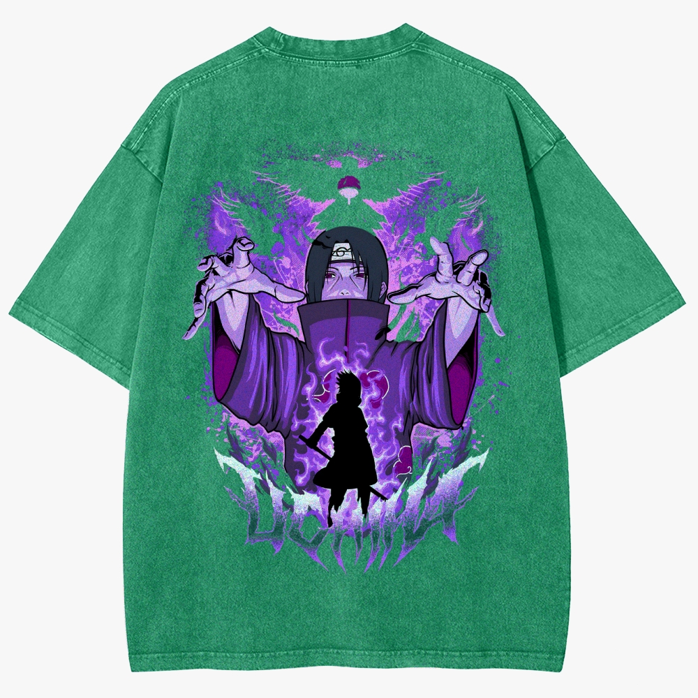 Naruto Anime Unisex Fit Washed T-Shirt