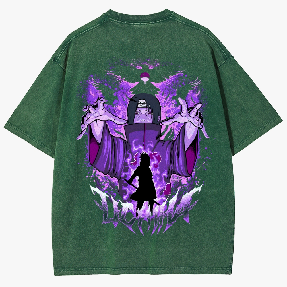 Naruto Anime Unisex Fit Washed T-Shirt