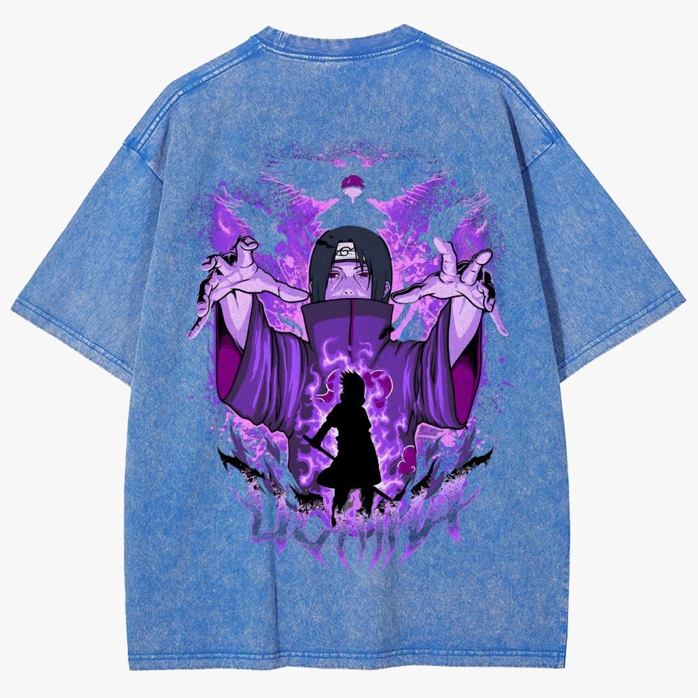 Naruto Anime Unisex Fit Washed T-Shirt