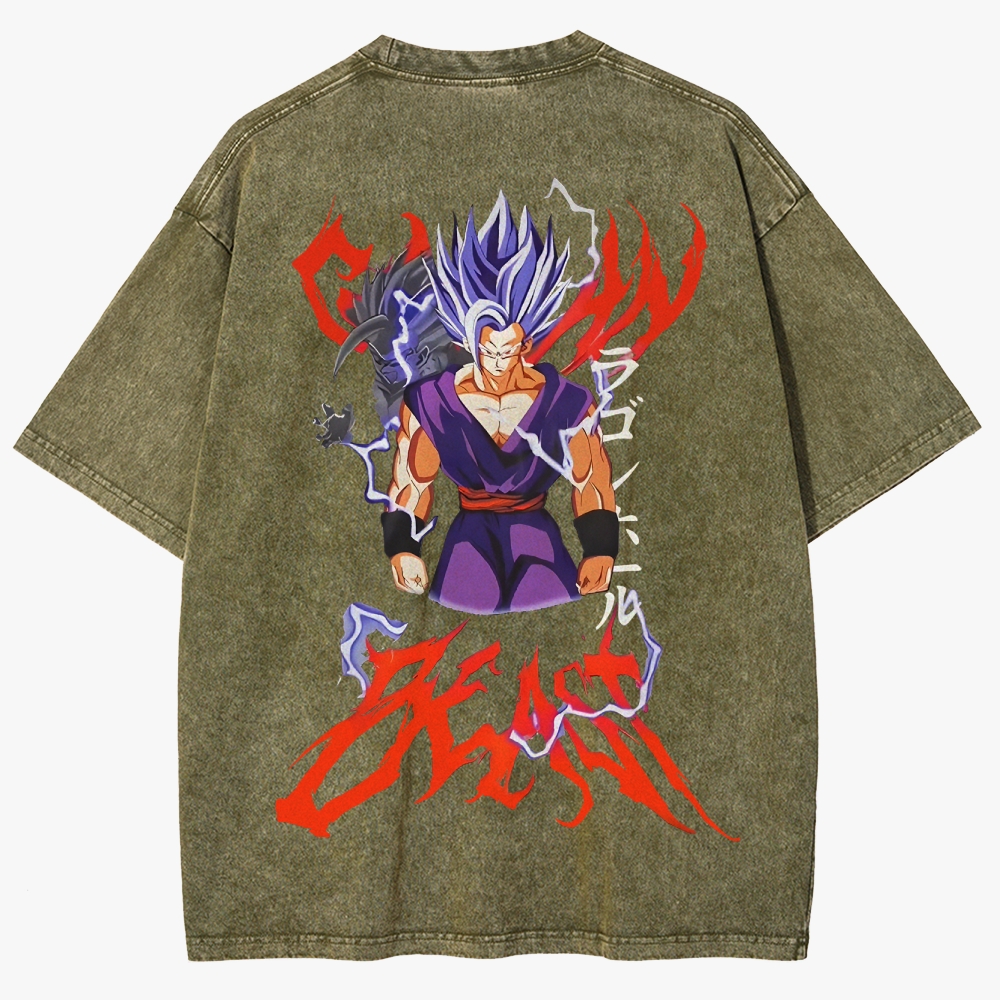 Dragon Ball Unisex Fit Washed T-Shirt