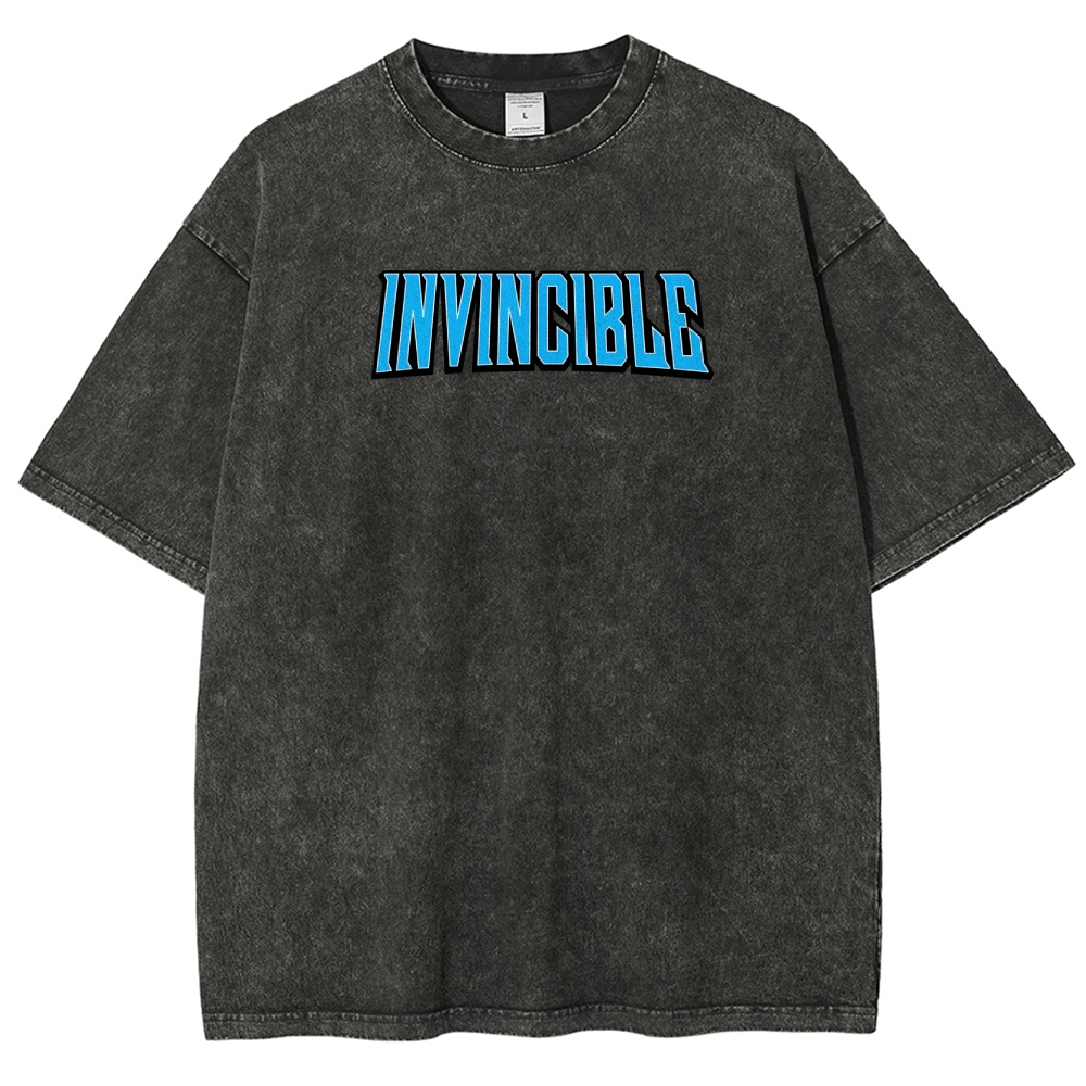 Invincible Unisex Fit Washed T-Shirt 2508016301