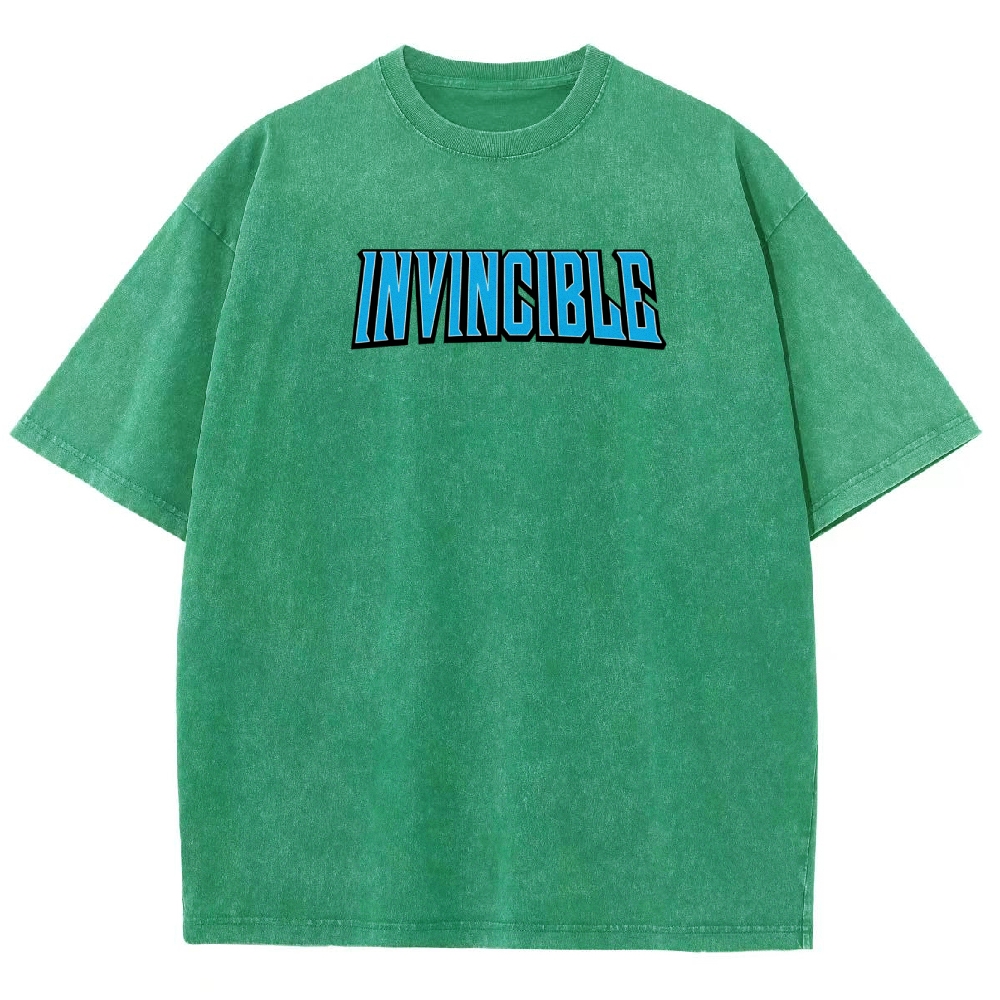 Invincible Unisex Fit Washed T-Shirt 2508016301