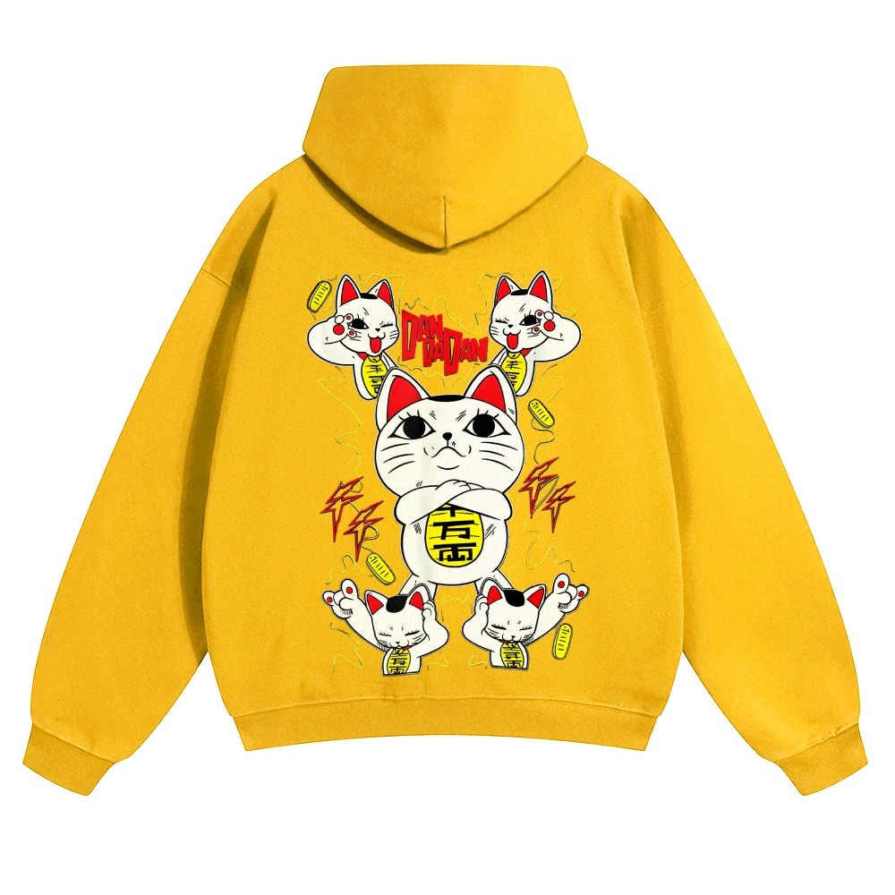 DAN DA DAN Anime Casual Anime Casual Solid Color Hoodie