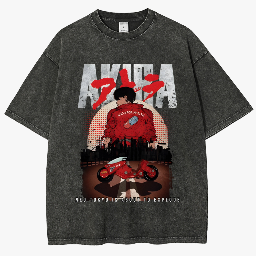 Akira Projects Unisex Fit Washed T-Shirt