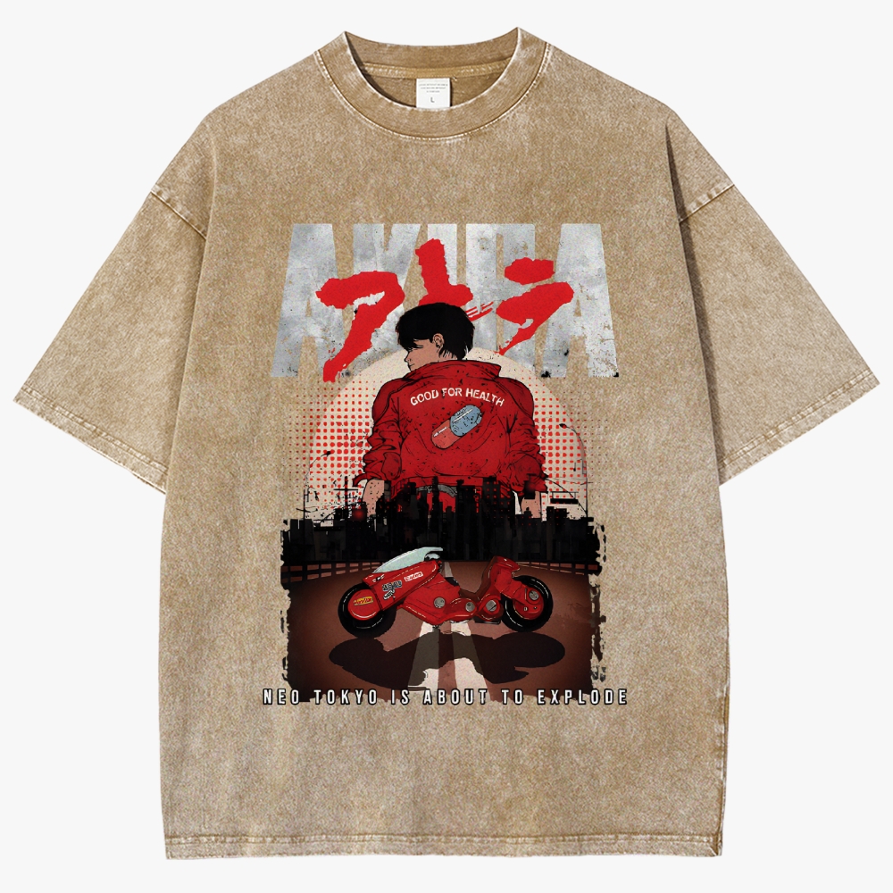 Akira Projects Unisex Fit Washed T-Shirt