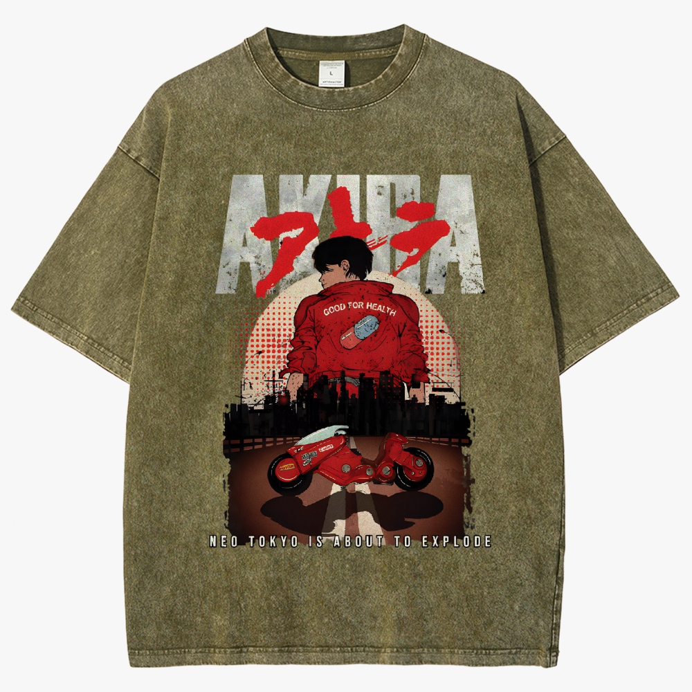Akira Projects Unisex Fit Washed T-Shirt