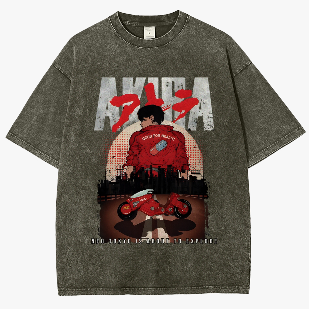Akira Projects Unisex Fit Washed T-Shirt